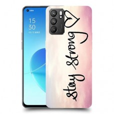 הישאר חזק כיסוי מגן קשיח מעוצב ל Oppo Reno6 5G יחידה אחת סקרין מובייל