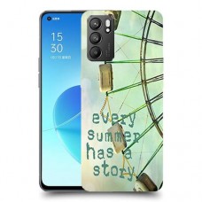 קיץ יש סיפור כיסוי מגן קשיח מעוצב ל Oppo Reno6 5G יחידה אחת סקרין מובייל