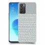 נקודות לבנות אפור כיסוי מגן קשיח מעוצב ל Oppo Reno6 5G יחידה אחת סקרין מובייל