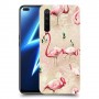 פלמינגו ורוד כיסוי מגן קשיח מעוצב ל Realme 6 Pro יחידה אחת סקרין מובייל