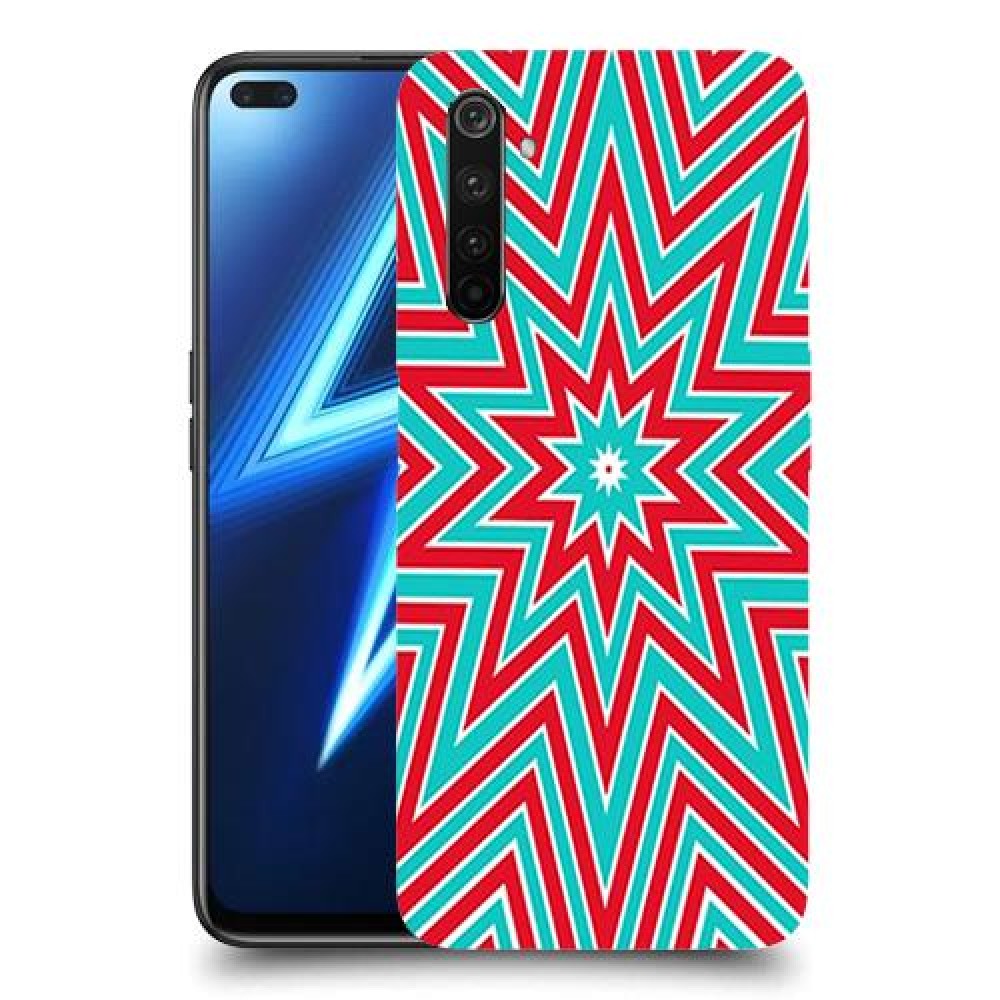 צבעי שלג כיסוי מגן קשיח מעוצב ל Realme 6 Pro יחידה אחת סקרין מובייל