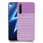 נקודות לבנות בסגול כיסוי מגן קשיח מעוצב ל Realme 6 Pro יחידה אחת סקרין מובייל