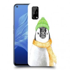 פינגווין בקור כיסוי מגן קשיח מעוצב ל Realme 7 5G יחידה אחת סקרין מובייל