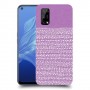 נקודות לבנות בסגול כיסוי מגן קשיח מעוצב ל Realme 7 5G יחידה אחת סקרין מובייל