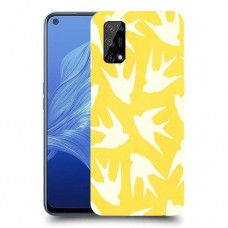 צהוב ציפור החיים כיסוי מגן קשיח מעוצב ל Realme 7 5G יחידה אחת סקרין מובייל