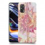 חמניות מוזרה סגולה כיסוי מגן קשיח מעוצב ל Realme 7 Pro יחידה אחת סקרין מובייל