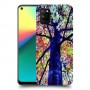 עץ ניאון כיסוי מגן קשיח מעוצב ל Realme 7i יחידה אחת סקרין מובייל