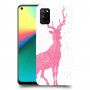 צבי ורוד כיסוי מגן קשיח מעוצב ל Realme 7i יחידה אחת סקרין מובייל
