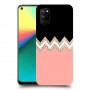 ורוד-לבן-לבן כיסוי מגן קשיח מעוצב ל Realme 7i יחידה אחת סקרין מובייל