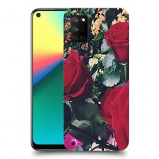 ורדים כיסוי מגן קשיח מעוצב ל Realme 7i יחידה אחת סקרין מובייל