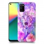 חתול מושלג כיסוי מגן קשיח מעוצב ל Realme 7i יחידה אחת סקרין מובייל