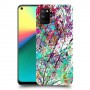 באביב בסגול כיסוי מגן קשיח מעוצב ל Realme 7i יחידה אחת סקרין מובייל