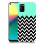 פסים במנטה כיסוי מגן קשיח מעוצב ל Realme 7i יחידה אחת סקרין מובייל