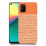 נקודות לבנות בכתום כיסוי מגן קשיח מעוצב ל Realme 7i יחידה אחת סקרין מובייל