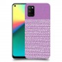 נקודות לבנות בסגול כיסוי מגן קשיח מעוצב ל Realme 7i יחידה אחת סקרין מובייל