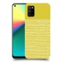 נקודות לבנות בצהוב כיסוי מגן קשיח מעוצב ל Realme 7i יחידה אחת סקרין מובייל