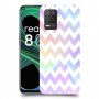 גיאומטריה פסטל כיסוי מגן קשיח מעוצב ל Realme 8 5G יחידה אחת סקרין מובייל