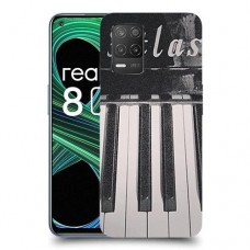 פסנתר Soul כיסוי מגן קשיח מעוצב ל Realme 8 5G יחידה אחת סקרין מובייל