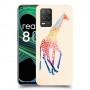 קשת ג 'ירפה כיסוי מגן קשיח מעוצב ל Realme 8 5G יחידה אחת סקרין מובייל