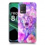 חתול מושלג כיסוי מגן קשיח מעוצב ל Realme 8 5G יחידה אחת סקרין מובייל