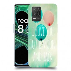 עד הירח ובחזרה כיסוי מגן קשיח מעוצב ל Realme 8 5G יחידה אחת סקרין מובייל