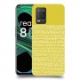נקודות לבנות בצהוב כיסוי מגן קשיח מעוצב ל Realme 8 5G יחידה אחת סקרין מובייל