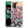 זאברה ריבועים כיסוי מגן קשיח מעוצב ל Realme 8 5G יחידה אחת סקרין מובייל