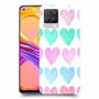 לבבות פסטל כיסוי מגן קשיח מעוצב ל Realme 8 Pro יחידה אחת סקרין מובייל
