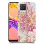 חמניות מוזרה סגולה כיסוי מגן קשיח מעוצב ל Realme 8 Pro יחידה אחת סקרין מובייל