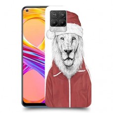 סנטה אריה כיסוי מגן קשיח מעוצב ל Realme 8 Pro יחידה אחת סקרין מובייל