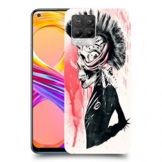 שלד מוהוק כיסוי מגן קשיח מעוצב ל Realme 8 Pro יחידה אחת סקרין מובייל