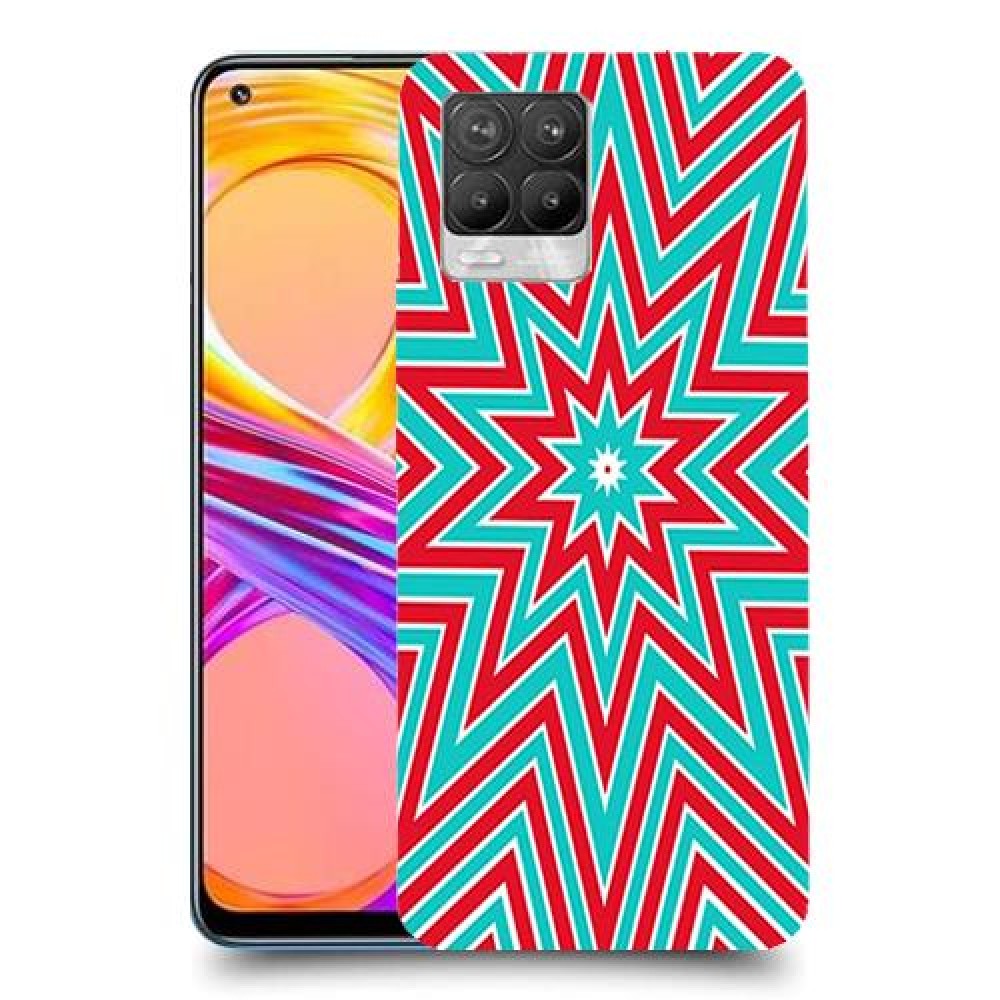 צבעי שלג כיסוי מגן קשיח מעוצב ל Realme 8 Pro יחידה אחת סקרין מובייל