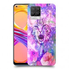 חתול מושלג כיסוי מגן קשיח מעוצב ל Realme 8 Pro יחידה אחת סקרין מובייל