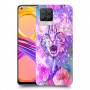 חתול מושלג כיסוי מגן קשיח מעוצב ל Realme 8 Pro יחידה אחת סקרין מובייל