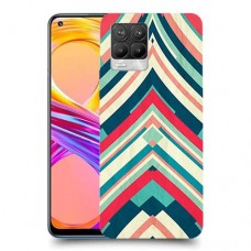 פסים בצבע כיסוי מגן קשיח מעוצב ל Realme 8 Pro יחידה אחת סקרין מובייל