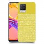 נקודות לבנות בצהוב כיסוי מגן קשיח מעוצב ל Realme 8 Pro יחידה אחת סקרין מובייל