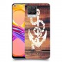 עוגן מעץ כיסוי מגן קשיח מעוצב ל Realme 8 Pro יחידה אחת סקרין מובייל