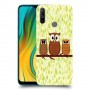 משפחת ינשוף כיסוי מגן קשיח מעוצב ל Realme C3 יחידה אחת סקרין מובייל