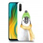 פינגווין בקור כיסוי מגן קשיח מעוצב ל Realme C3 יחידה אחת סקרין מובייל
