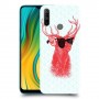 אדג אדום במשקפיים כיסוי מגן קשיח מעוצב ל Realme C3 יחידה אחת סקרין מובייל