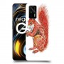 סקוור עשיר כיסוי מגן קשיח מעוצב ל Realme GT 5G יחידה אחת סקרין מובייל