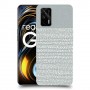 נקודות לבנות אפור כיסוי מגן קשיח מעוצב ל Realme GT 5G יחידה אחת סקרין מובייל