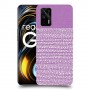 נקודות לבנות בסגול כיסוי מגן קשיח מעוצב ל Realme GT 5G יחידה אחת סקרין מובייל