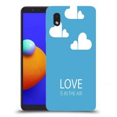 אהבה באוויר כיסוי מגן קשיח מעוצב ל Samsung Galaxy A01 Core יחידה אחת סקרין מובייל