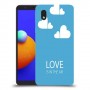 אהבה באוויר כיסוי מגן קשיח מעוצב ל Samsung Galaxy A01 Core יחידה אחת סקרין מובייל