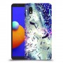גשם מתכת כיסוי מגן קשיח מעוצב ל Samsung Galaxy A01 Core יחידה אחת סקרין מובייל