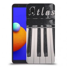 פסנתר Soul כיסוי מגן קשיח מעוצב ל Samsung Galaxy A01 Core יחידה אחת סקרין מובייל