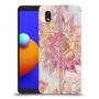 חמניות מוזרה סגולה כיסוי מגן קשיח מעוצב ל Samsung Galaxy A01 Core יחידה אחת סקרין מובייל