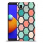 חלת דבש הונבד כיסוי מגן קשיח מעוצב ל Samsung Galaxy A01 Core יחידה אחת סקרין מובייל