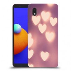 לבבות מעורפלים בחום כיסוי מגן קשיח מעוצב ל Samsung Galaxy A01 Core יחידה אחת סקרין מובייל